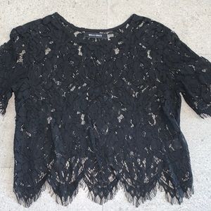 Wells grace lace shirt